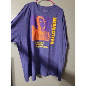 John Carpenter’s Halloween T Shirt Purple Orange Graphic Mens Size 3XL